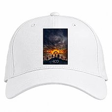 Baseball cap with Print The 100 Print - white