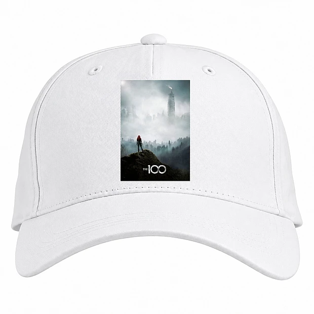 Baseball cap with Print The 100 Theme - white
