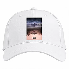 Baseball cap with Print The 100 Theme Print - white