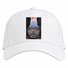 Baseball cap with Print The 100 Cute Print - white