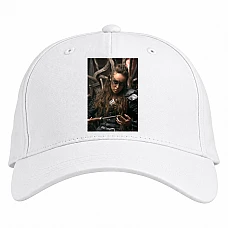 Baseball cap with Print The 100 Lexa - white