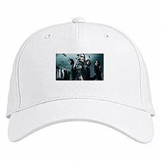 Baseball cap with Print The 100 Heroes - white