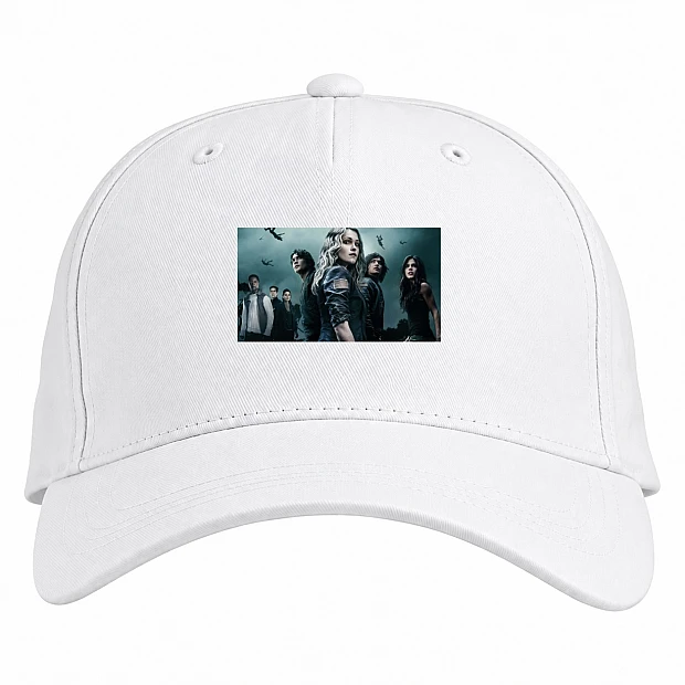 Baseball cap with Print The 100 Heroes - white
