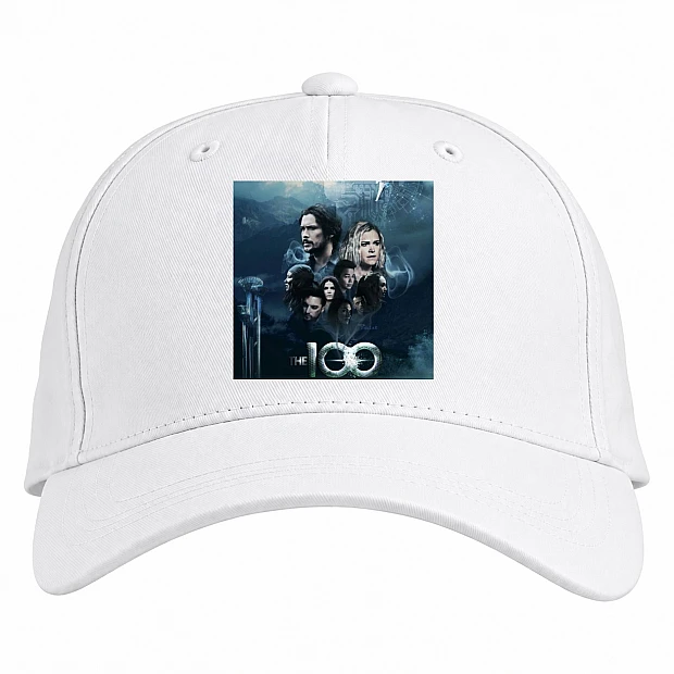 Baseball cap with Print The 100 Heroes Print - white