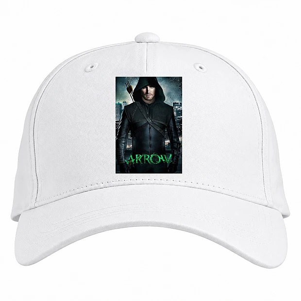 Baseball cap with Print Arrow Main Hero - white
