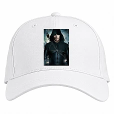 Baseball cap with Print Arrow Hero Theme - white