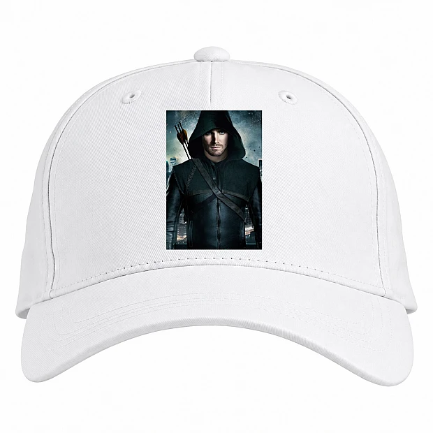 Baseball cap with Print Arrow Hero Theme - white