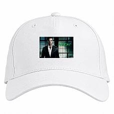 Baseball cap with Print Arrow Print - white