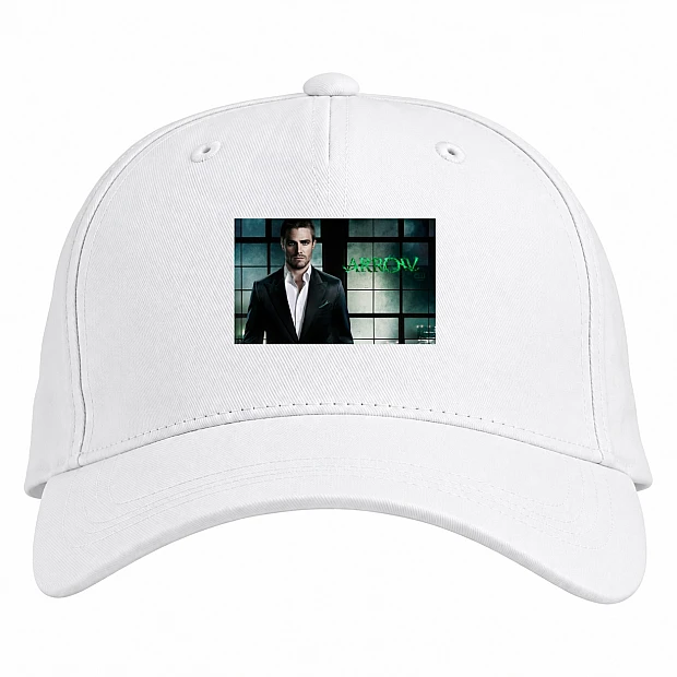 Baseball cap with Print Arrow Print - white