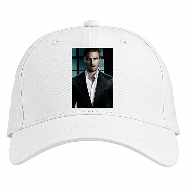 Baseball cap with Print Arrow Print Hero - white