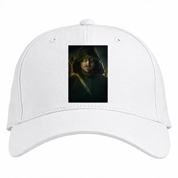 Baseball cap with Print Arrow Print Main Hero - white