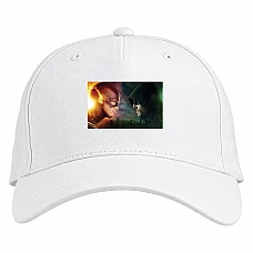 Baseball cap with Print Arrow Superheroes - white