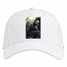 Baseball cap with Print Arrow Strong Hero - white
