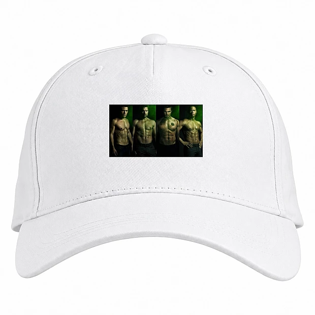 Baseball cap with Print Arrow Heroes - white