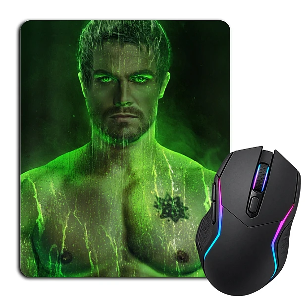 Mouse pad with print Arrow Green Print