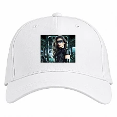 Baseball cap with Print Arrow Hero Girl - white