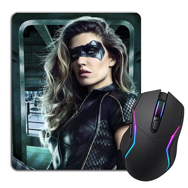 Mouse pad with print Arrow Hero Girl