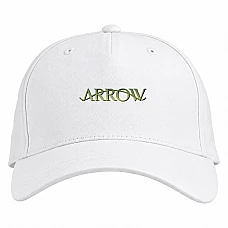Baseball cap with Print Arrow Logo - white