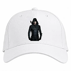 Baseball cap with Print Arrow Print Main Hero Theme - white