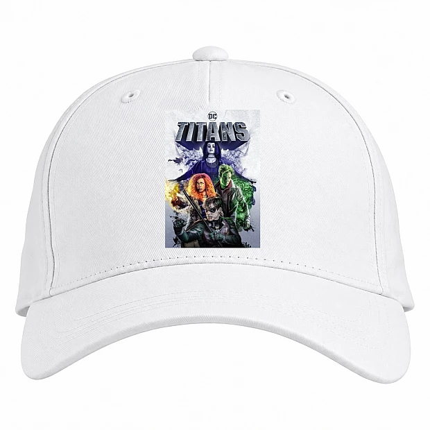 Baseball cap with Print Titans Print - white