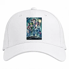Baseball cap with Print Titans Theme - white