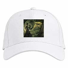 Baseball cap with Print Titans Cute Hero - white