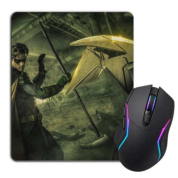 Mouse pad with print Titans Cute Hero