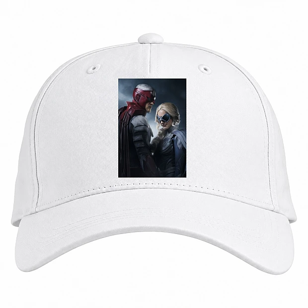 Baseball cap with Print Titans Heroes - white