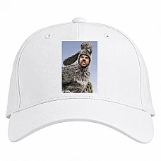 Baseball cap with Print Wilfred Print Hero - white