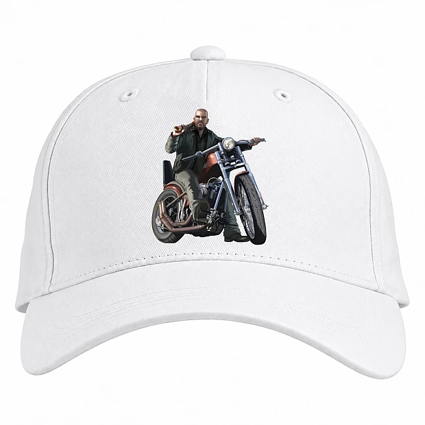 Baseball cap with Print GTA Hero Print - white