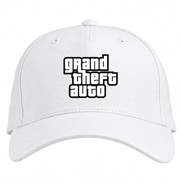 Baseball cap with Print GTA Logo - white