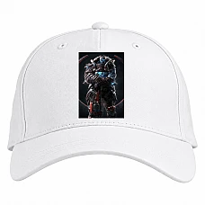 Baseball cap with Print Quake Hero - white
