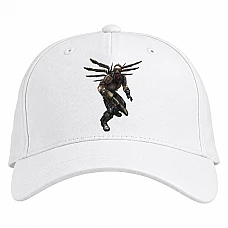 Baseball cap with Print Quake Print Hero - white