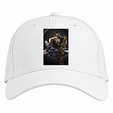 Baseball cap with Print Quake Main Theme - white