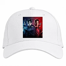 Baseball cap with Print Resident Evil Heroes - white