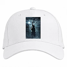 Baseball cap with Print Resident Evil Hero - white