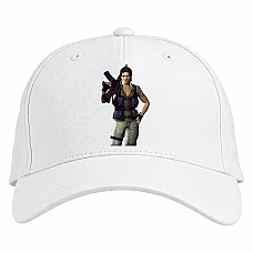 Baseball cap with Print Resident Evil Hero Girl - white