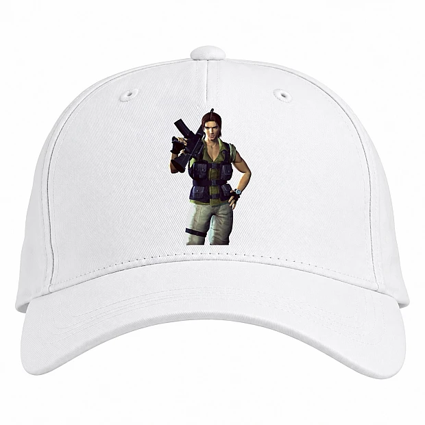 Baseball cap with Print Resident Evil Hero Girl - white