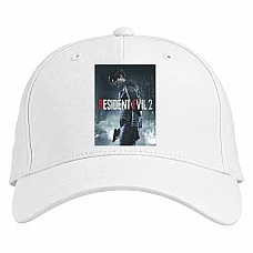 Baseball cap with Print Resident Evil 2 Print - white