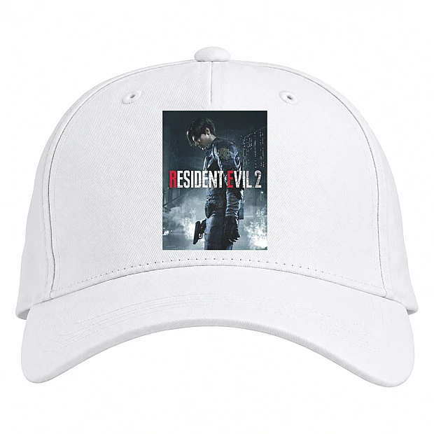 Baseball cap with Print Resident Evil 2 Print - white