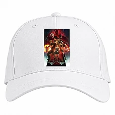 Baseball cap with Print Resident Evil Theme - white