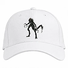 Baseball cap with Print Resident Evil Monster - white