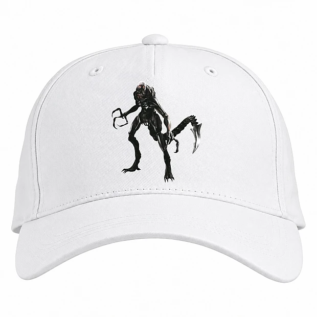 Baseball cap with Print Resident Evil Monster - white