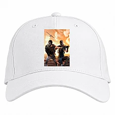 Baseball cap with Print Ring Of Elysium Heroes - white