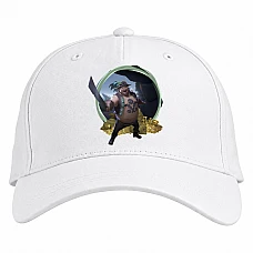 Baseball cap with Print Sea Of ​​Thieves Cute Print Hero - white