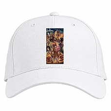 Baseball cap with Print Sekiro Shadow Die Twice Theme - white