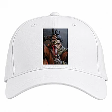 Baseball cap with Print Sekiro Shadow Die Twice Hero - white