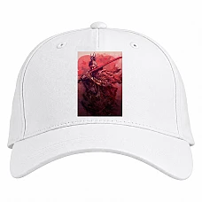 Baseball cap with Print Sekiro Shadow Die Twice Cute Hero Print - white