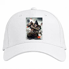 Baseball cap with Print Sekiro Shadow Die Twice Theme Print - white