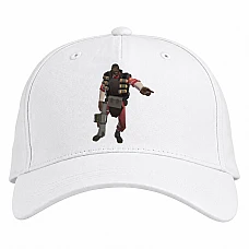 Baseball cap with Print Team Fortress Hero - white